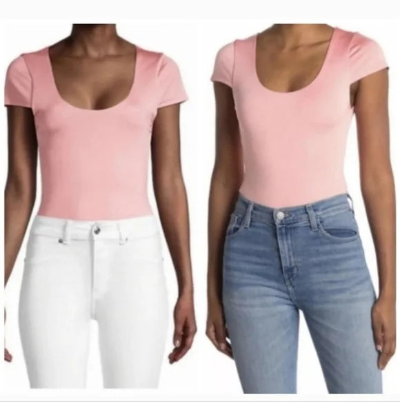 Alice + Olivia Jenara Cap Sleeve Bodysuit Size Small NWT - Picture 3 of 13